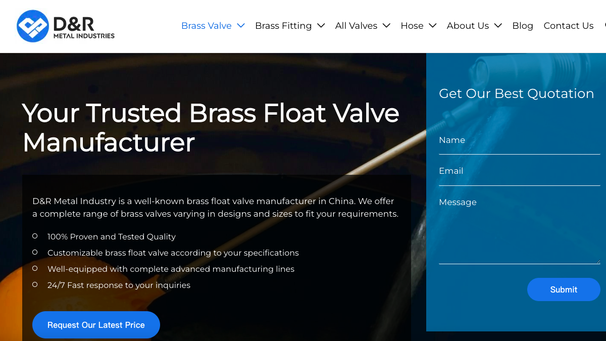 Brass Float Valve Manufacturers